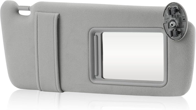 ILONPA Gray Passenger Right Side Sun Visor Replacement Compatible with 2007 2008 2009 2010 2011 Toyota Camry Without Sunroof Replace 74310-06750-E0 - Image 1